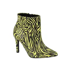 VIZZANO - Botín Mujer EcoCuero Verde Negro