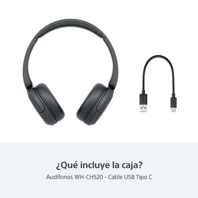 Imagen 2 del producto Audífonos Bluetooth WH-CH520 Negro