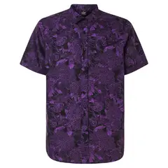 OAKLEY - Camisa All Over Dark Floral Hombre Morado