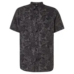 OAKLEY - Camisa All Over Dark Floral Hombre Gris