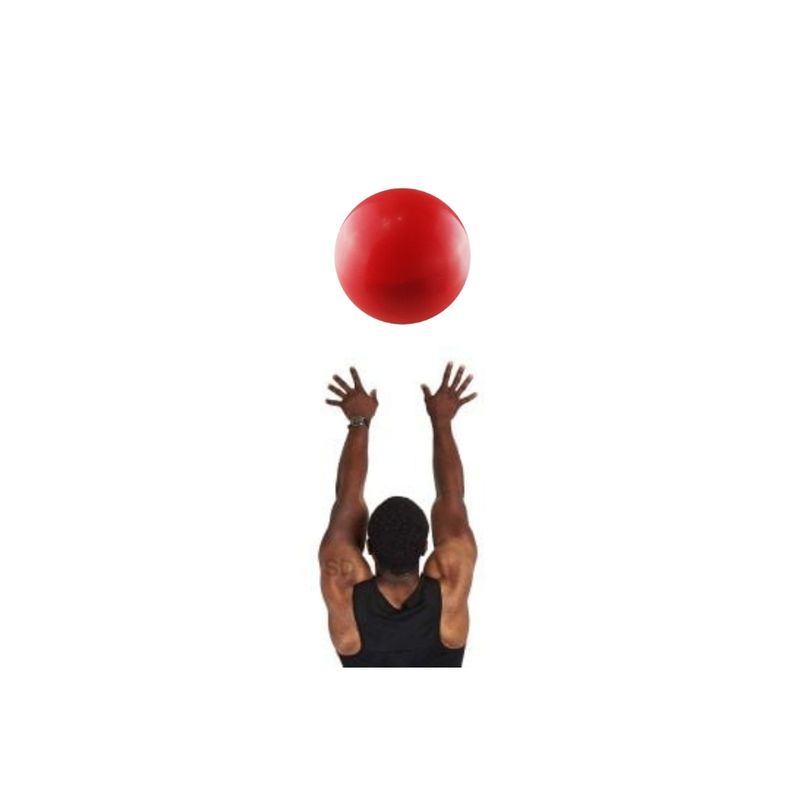 GENERICO - Balón Medicinal Silicona Terapias Yoga Pilates Rojo 4kg…
