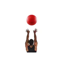 GENERICO - Balón Medicinal Silicona Terapias Yoga Pilates Rojo 4kg…