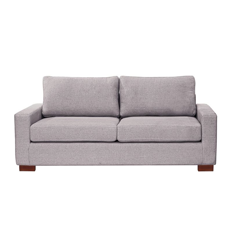 LATAM HOME - Sofá Latam Home Livorno 3 Cuerpos Gris Claro Lino