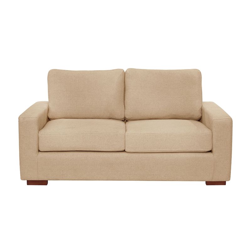 LATAM HOME - Sofá Livorno 2 Cuerpos Lino Natural