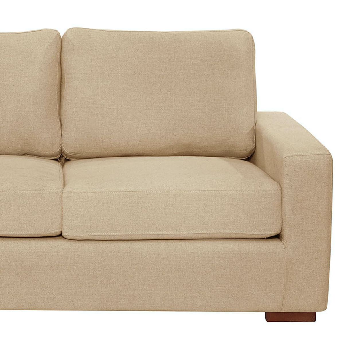 LATAM HOME - Sofá Seccional Izquierdo Livorno Lino Natural