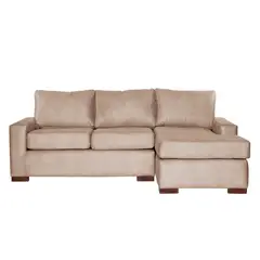 LATAM HOME - Sofá Seccional Derecho Livorno Cuero Kentucky Beige