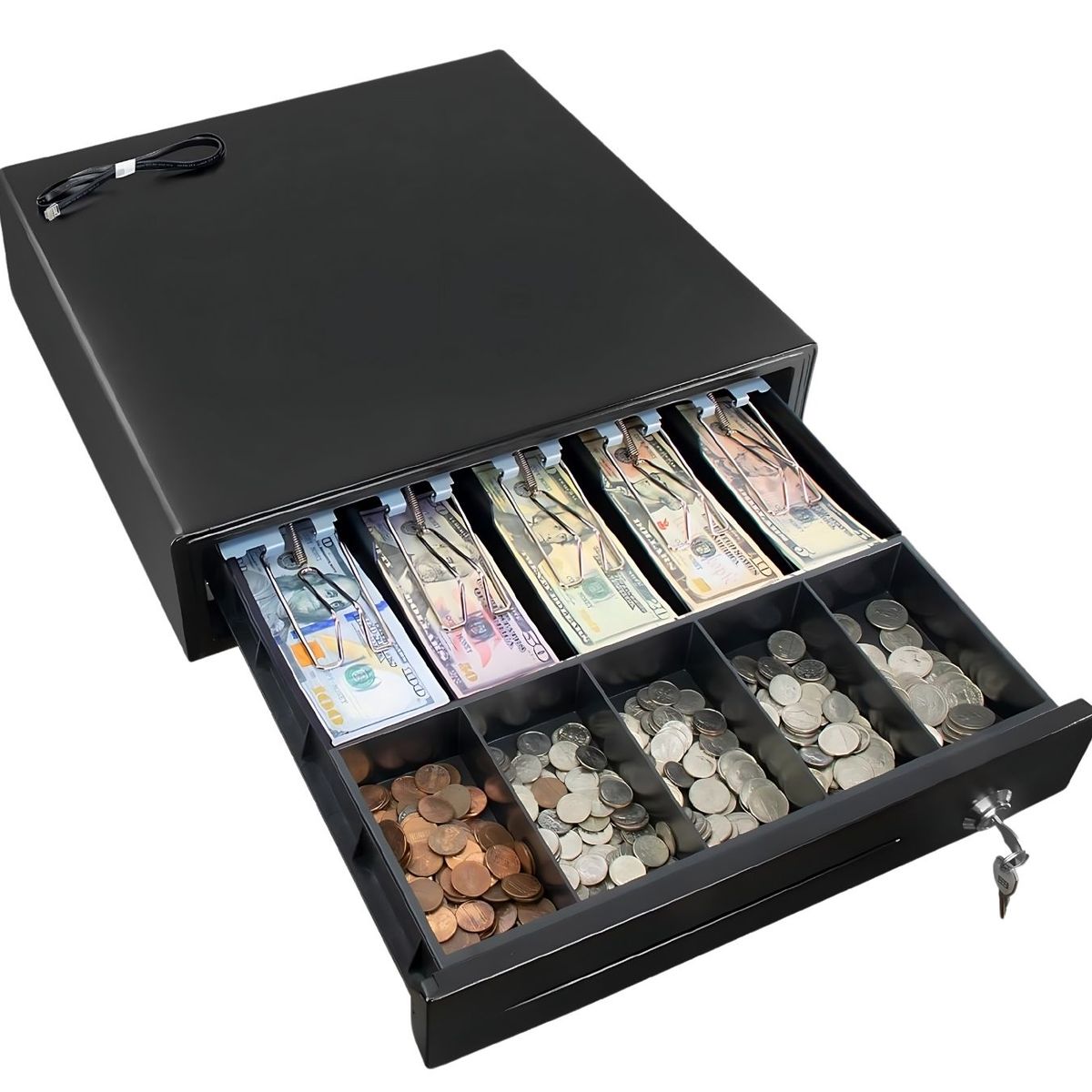 PROWAY - GAVETA DE DINERO ELECTRONICA 5 BILLETES 5 MONEDAS