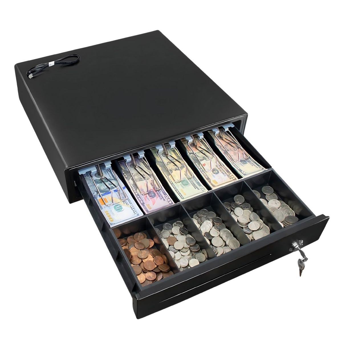 PROWAY - GAVETA DE DINERO ELECTRONICA 5 BILLETES 5 MONEDAS