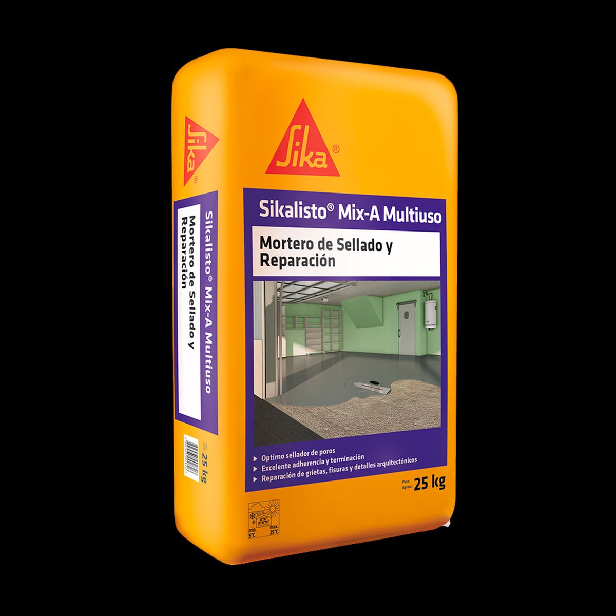 SIKALISTO MIX-A MULTIUSO - Mortero de sellado y Reparación Sac 25Kg, marca SIKA - Foto Principal