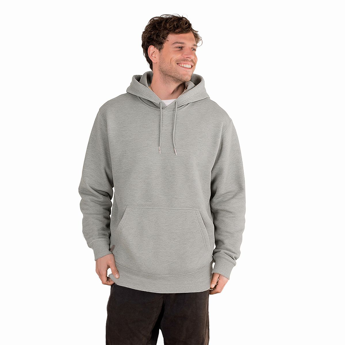 LENGA - Polerón Chaqueta Hombre Con Capucha Canguro Calafate Lenga