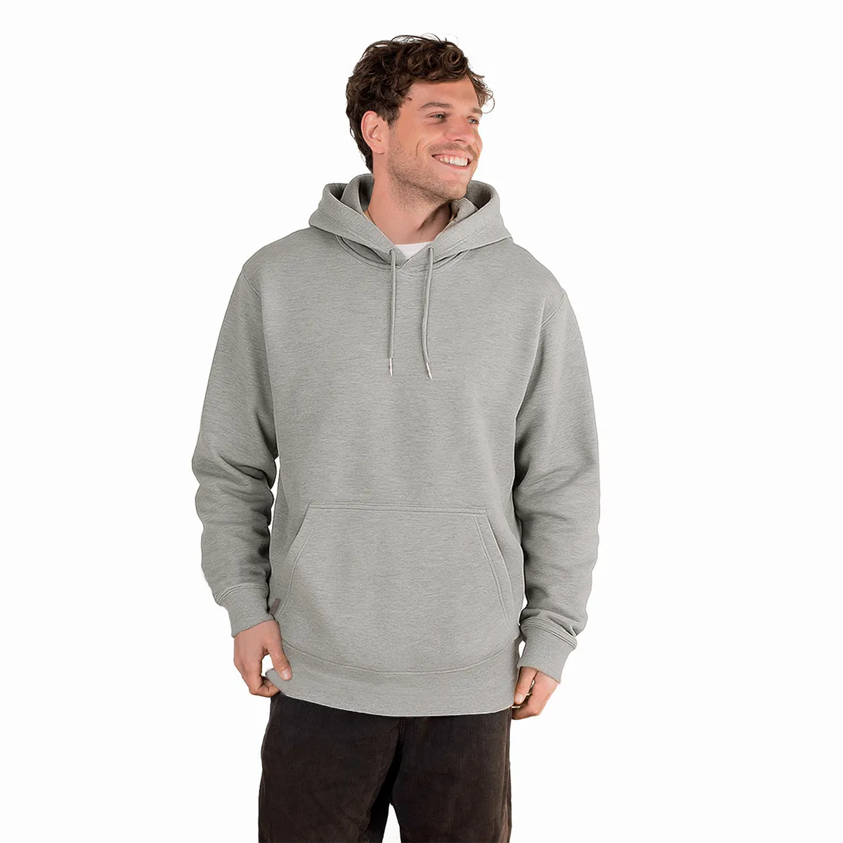 LENGA - Polerón Chaqueta Hombre Con Capucha Canguro Calafate Lenga