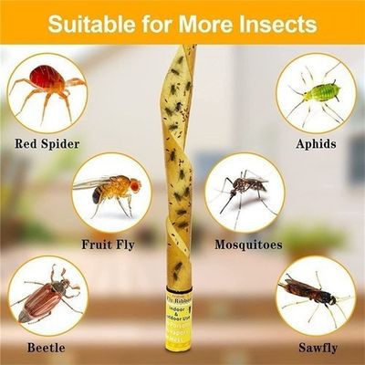 Imagen 2 del producto Pack 96 Cintas Atrapa Mata Moscas Mosquitos No Tóxico Eficaz