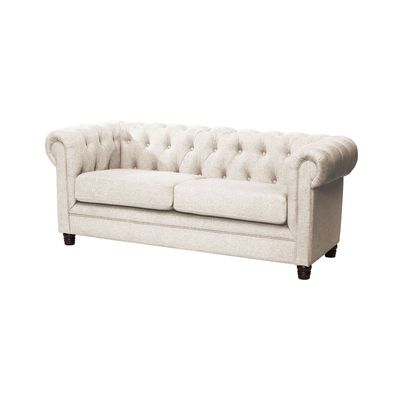 Imagen 2 del producto Sofá Florencia 2 Cuerpos Capitoné Lino Blanco