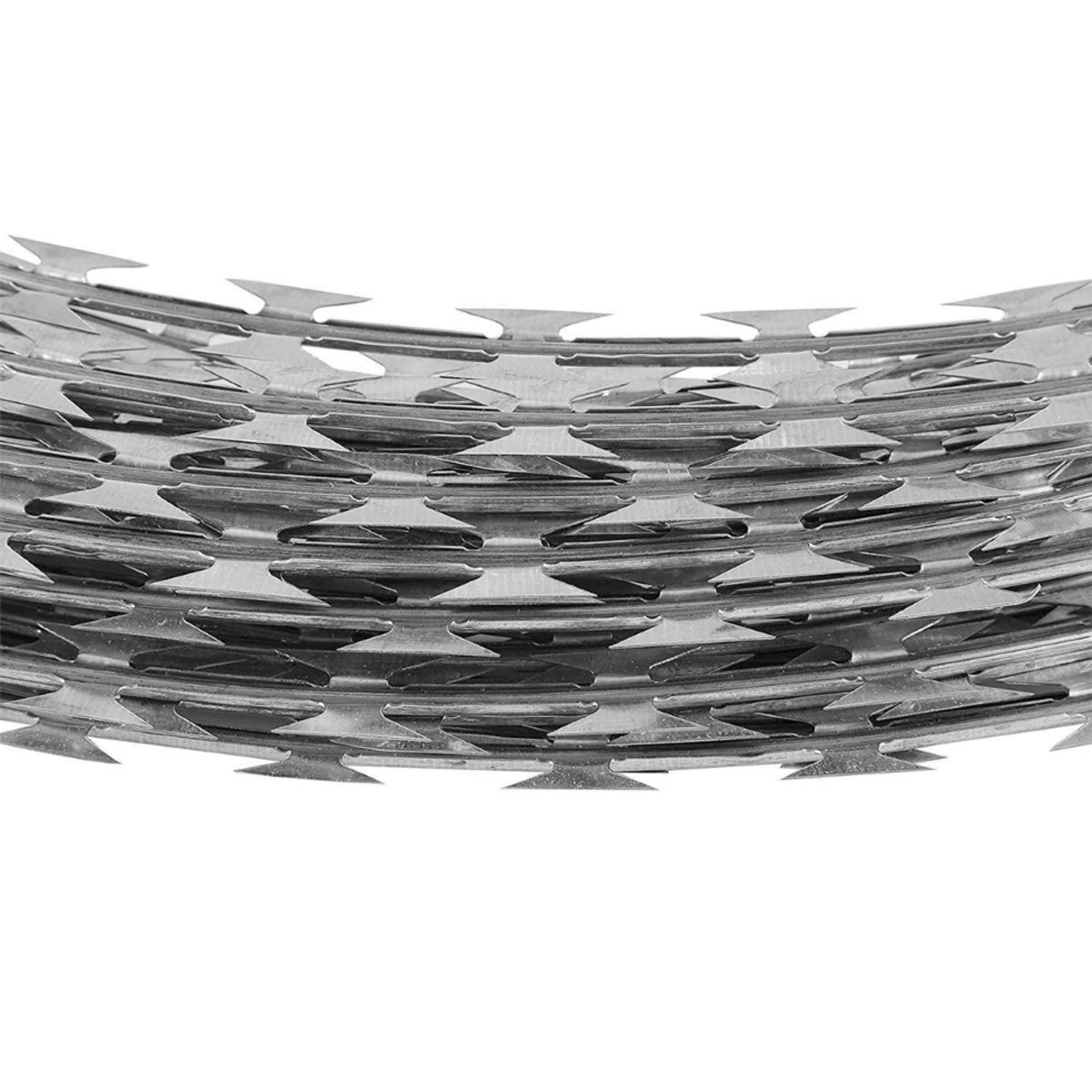 GENERICO - Concertina 50 CM X 10 M Alambre Galvanizado Alta Seguridad