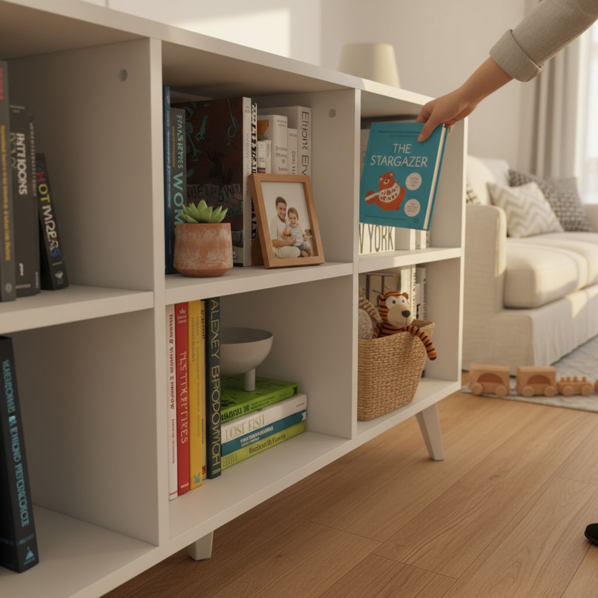 MEDULAR - Librero medio atacama blanco Medular