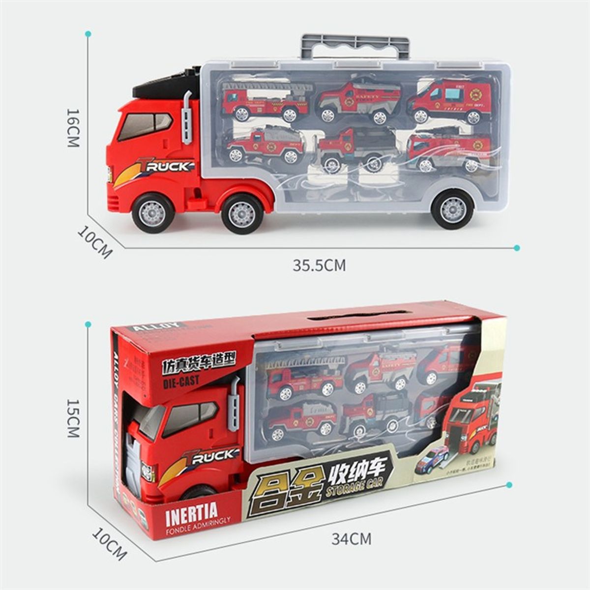 GENERICO - Juguete Niño Camión Transporte De Autos