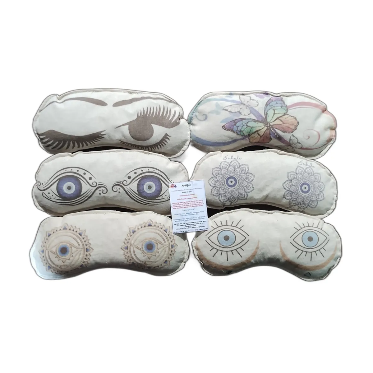 GENERICO - Antifaz Guatero Terapéutico de Semillas Cuarzos y Hierbas Medicinales