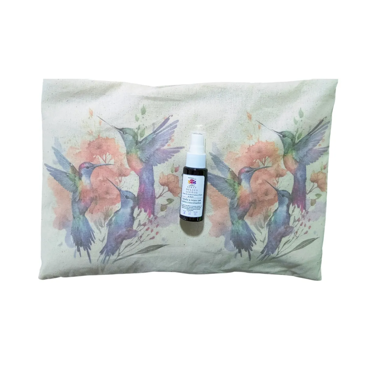 GENERICO - Cojín Dulces Sueños Guatero Terapéutico de Semillas Cuarzos y Hierbas Medicinales