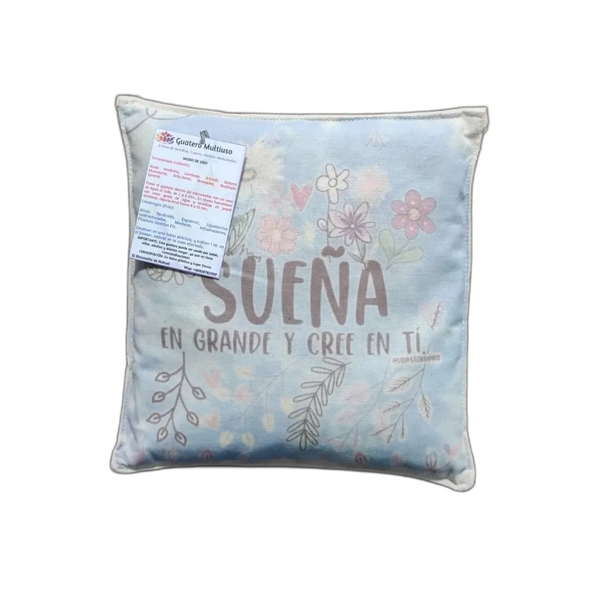 GENERICO - Guatero Multiuso Terapéutico de Semillas Cuarzos y Hierbas Medicinales