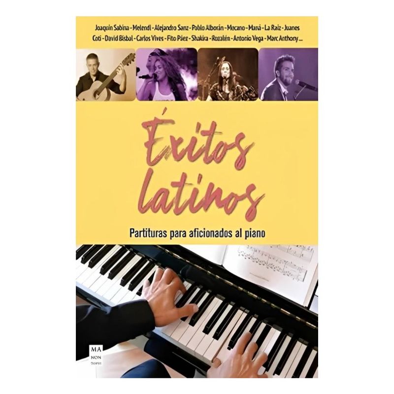 TOP10BOOKS - LIBRO EXITOS LATINOS - PARTITURAS / MIGUEL ANGEL FERNÁNDEZ / MA NON TROPPO