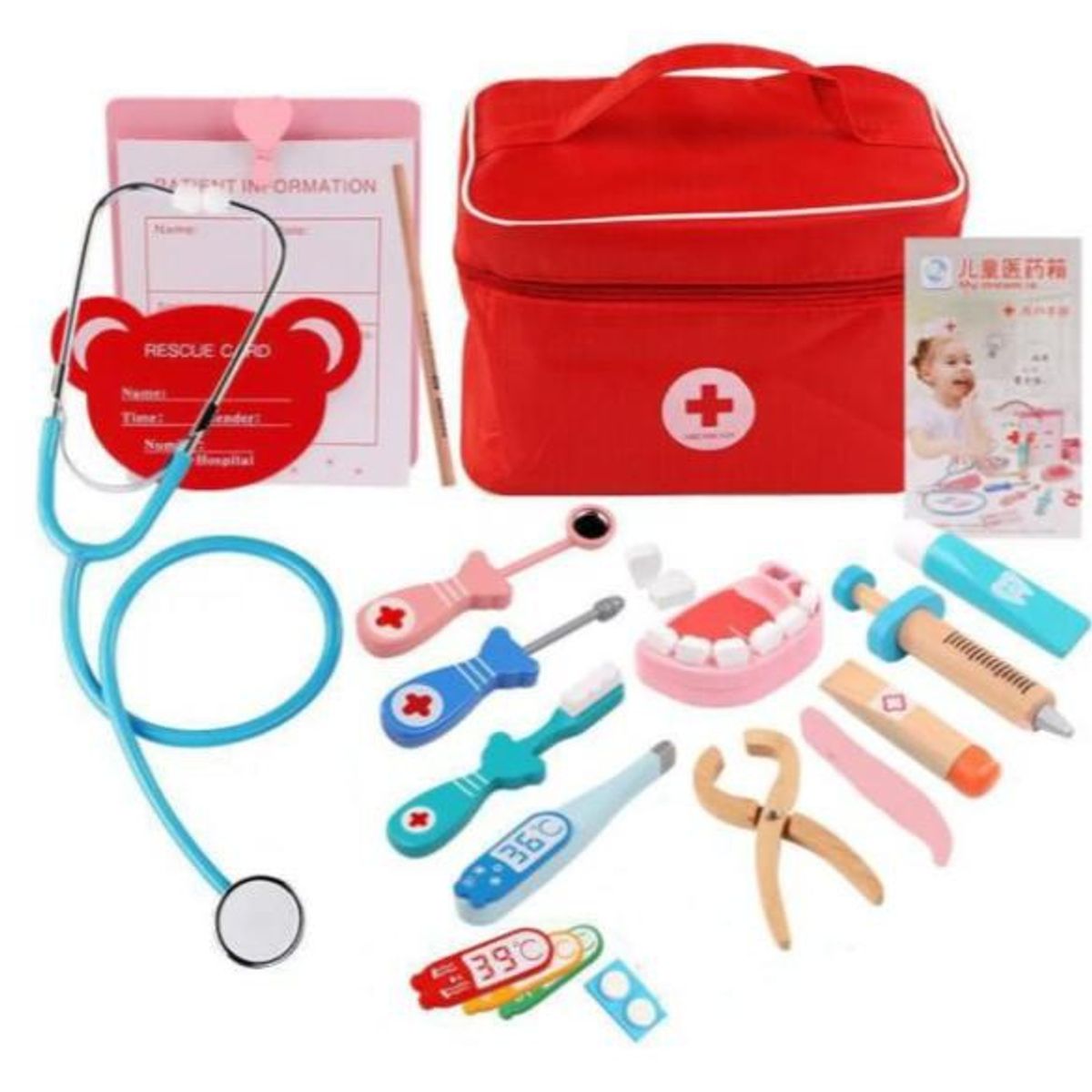 JM - Set Doctora Juguete Madera