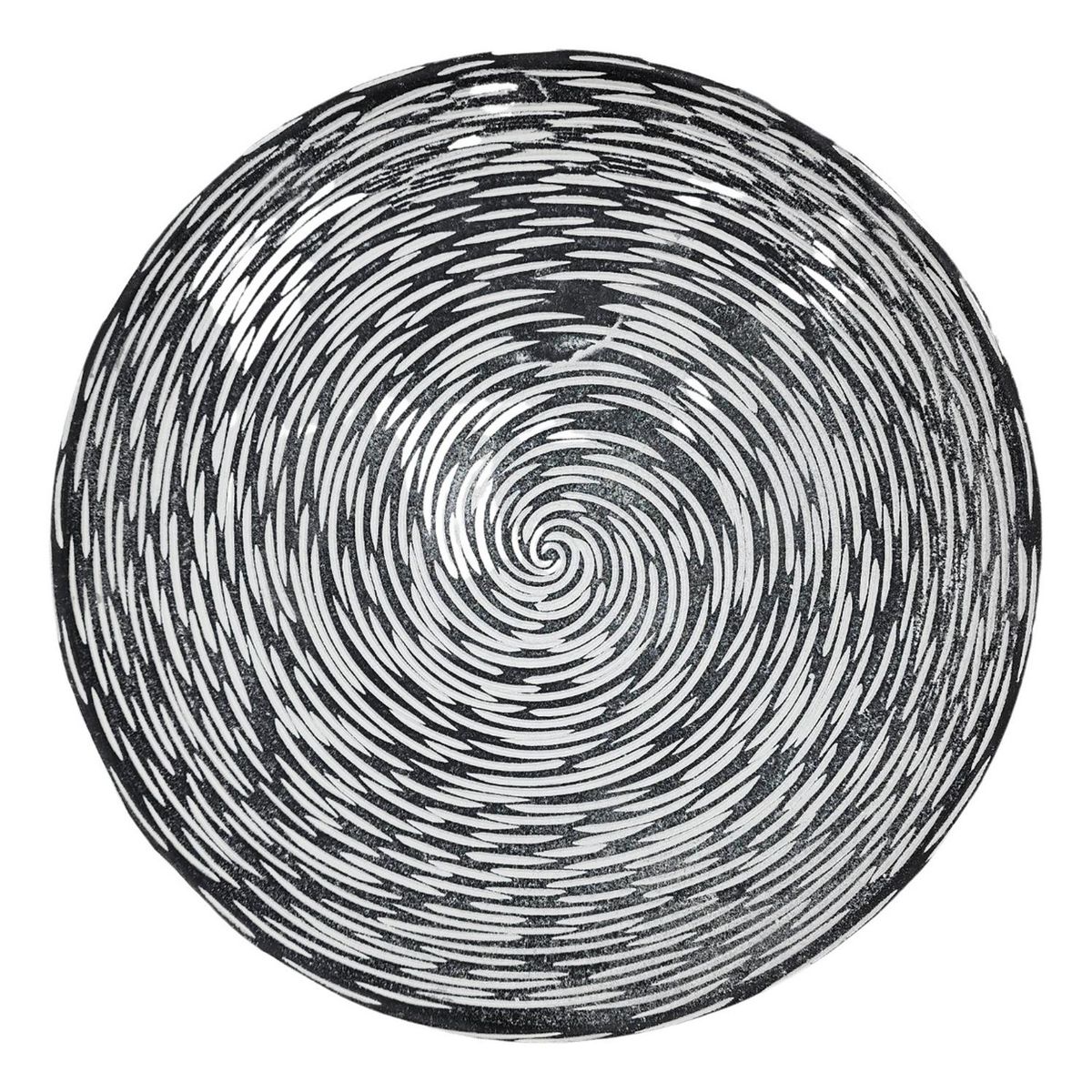 GENERICO - Circulo Decoración De Madera Para Pared Casa Terraza - Negro