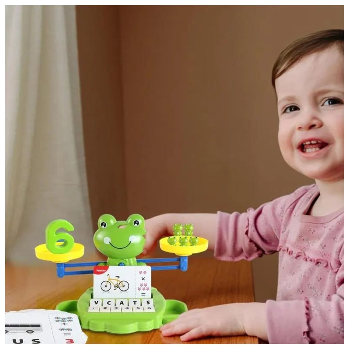 OEM - JUEGO DIDACTICO APRENDIZAJE NUMEROS FRUTAS INGLES