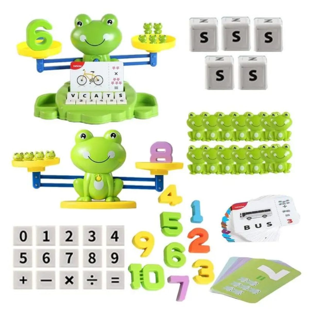 OEM - JUEGO DIDACTICO APRENDIZAJE NUMEROS FRUTAS INGLES