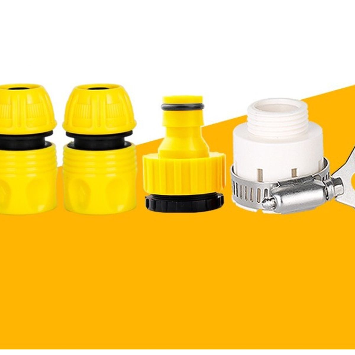 GENERICO - 4 Adaptadores para manguera de jardín