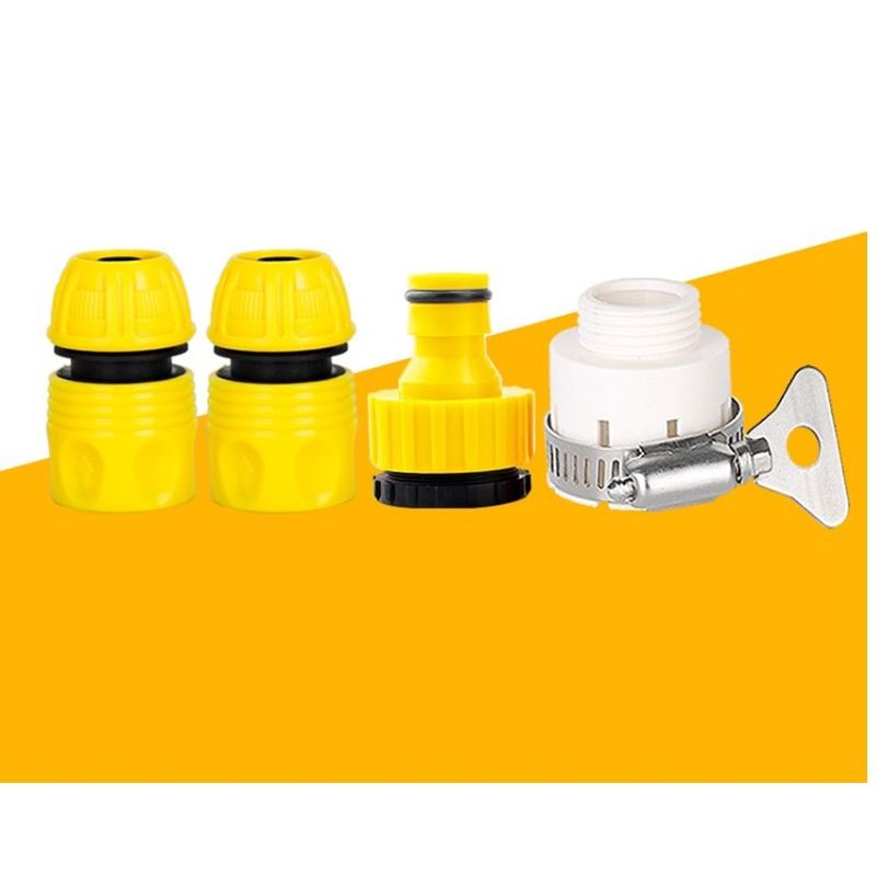 GENERICO - 4 Adaptadores para manguera de jardín