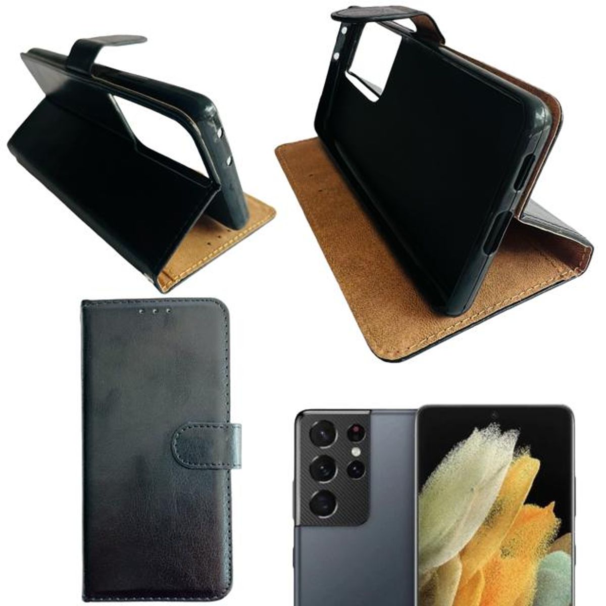 GENERICO - Carcasa Para Samsung S21 Ultra Flip Cover Agenda