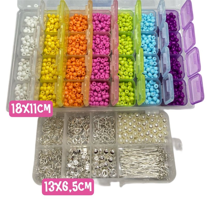 GENERICO - KIT PARA CREAR ACCESORIOS PULSERAS Y COLLARES