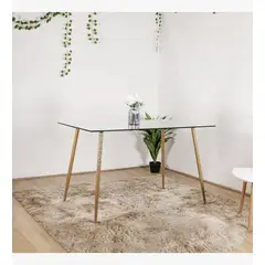 CORI CORI - Mesa Comedor Vidrio 120x 80 cm