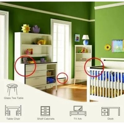 Imagen 2 del producto Protector Niños 2 Mt Bordes Mesas/ Muebles + 5 Esquineros