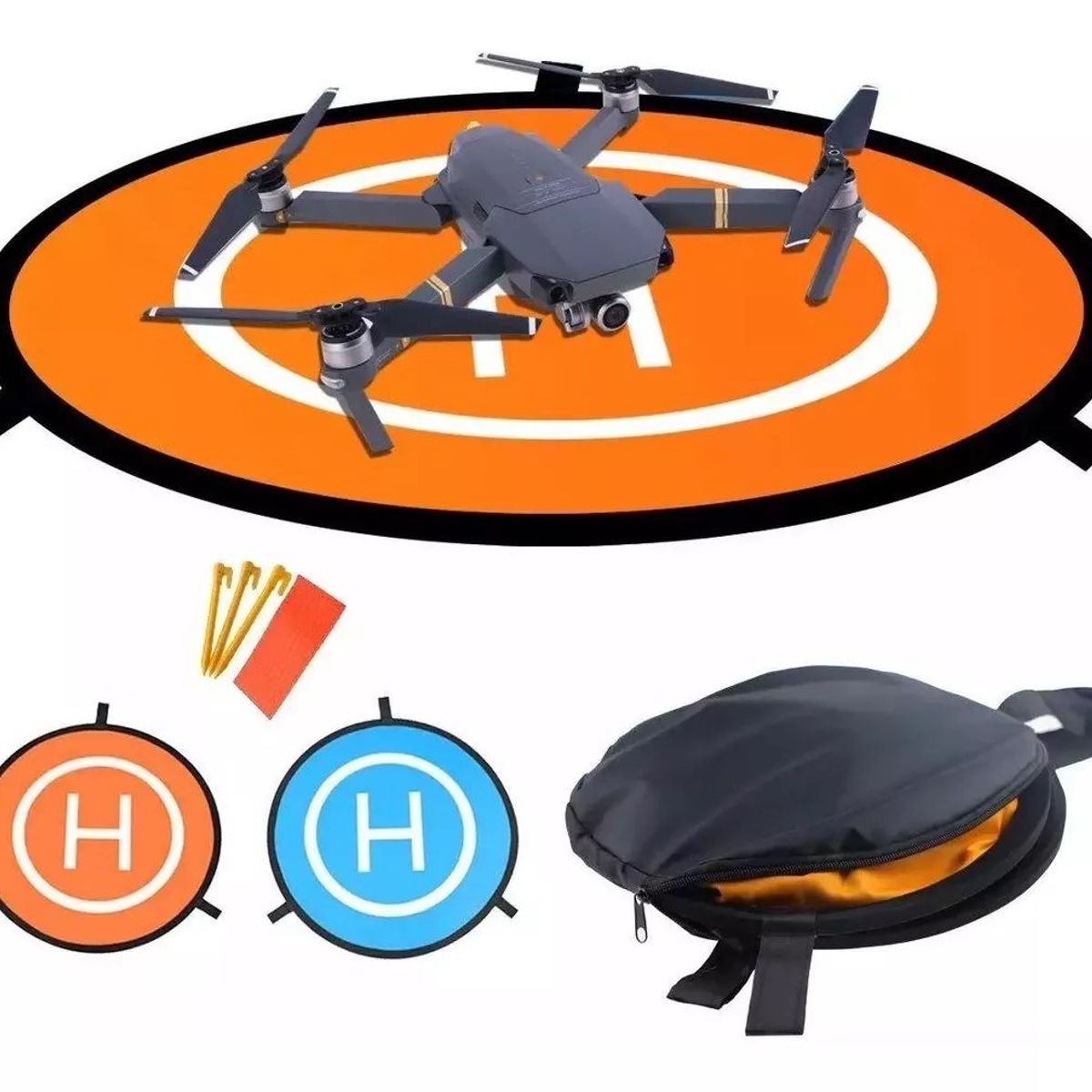 KUANGYE - Landing Pad Helipuerto, Pista De Aterrizaje 75 Cm Para Drone