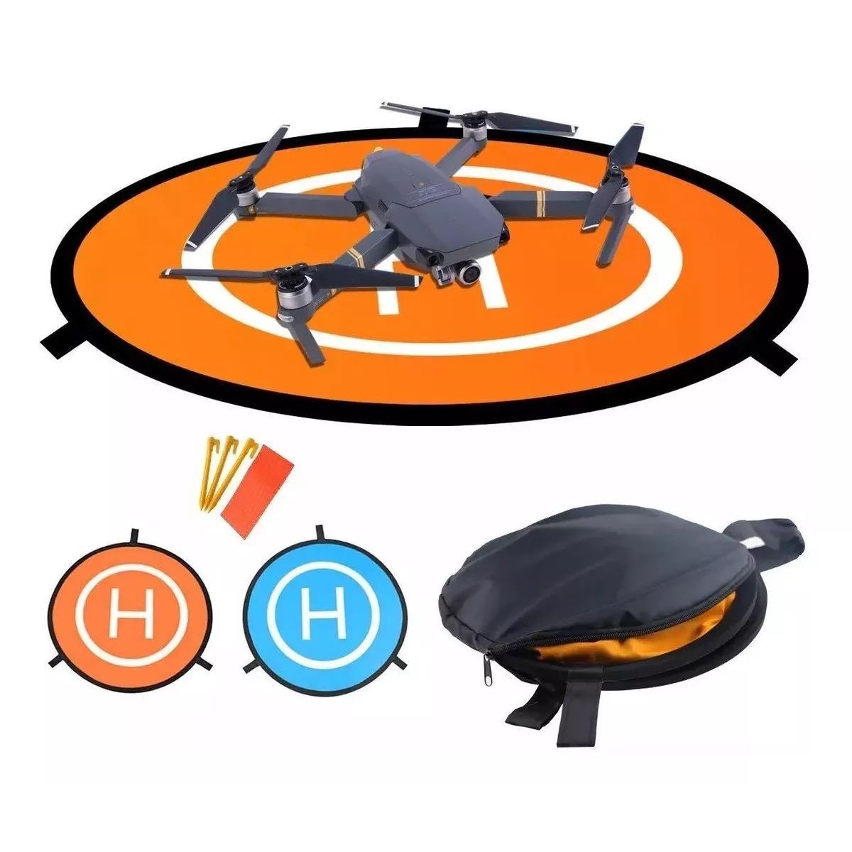 KUANGYE - Landing Pad Helipuerto, Pista De Aterrizaje 75 Cm Para Drone