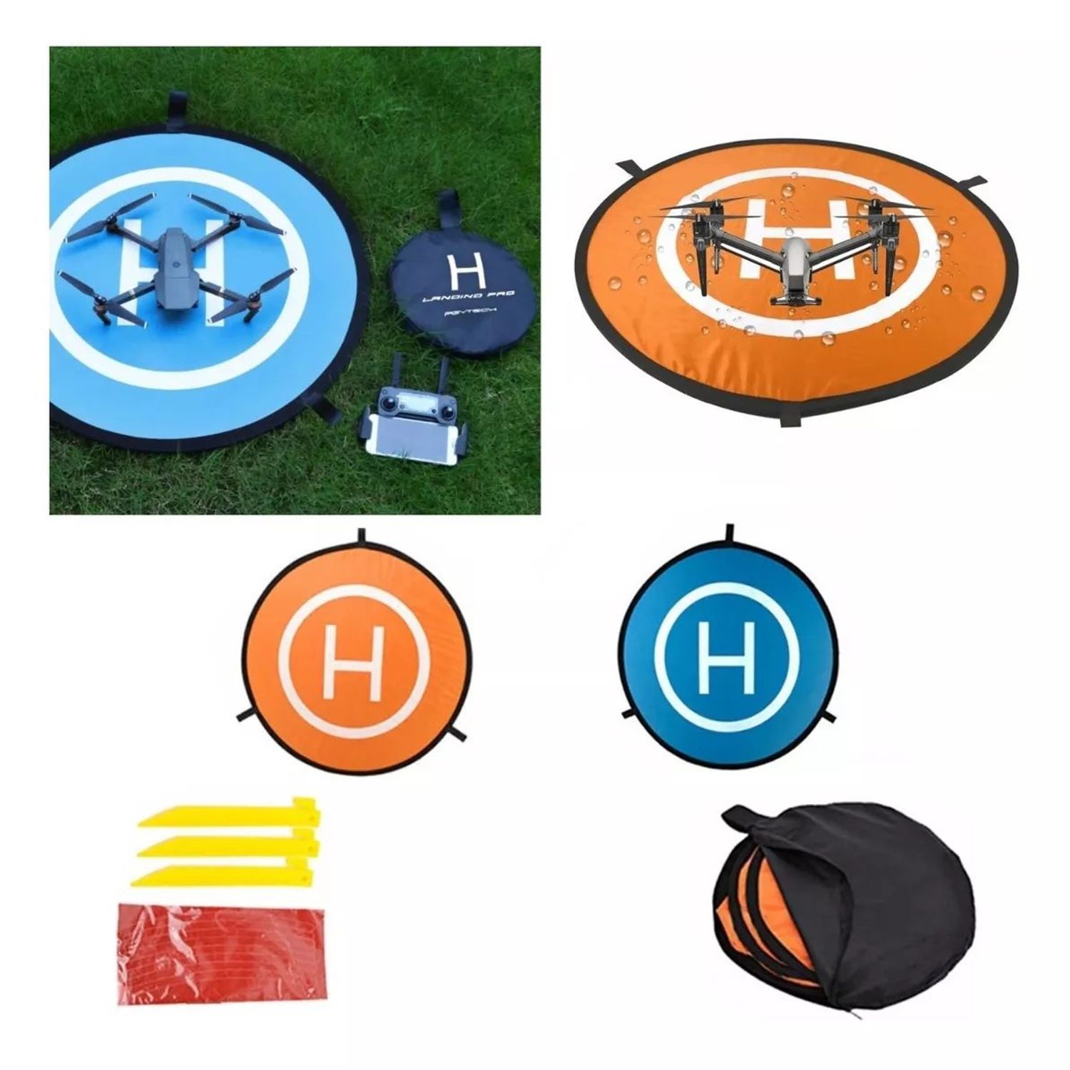 KUANGYE Landing Pad Helipuerto, Pista De Aterrizaje 75 Cm Para
