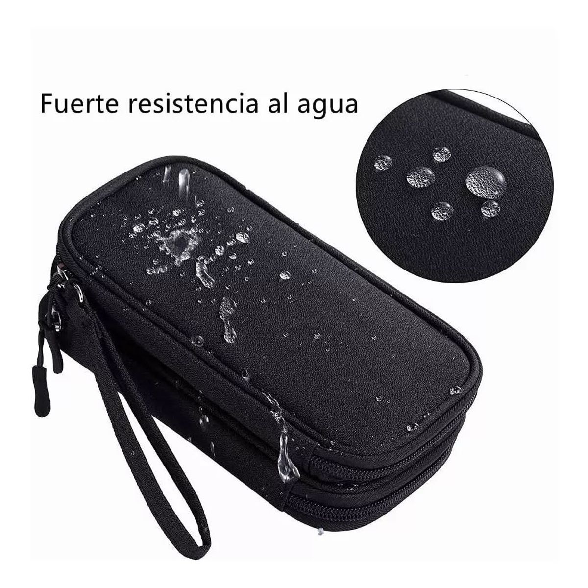 KUANGYE - Organizador De Cables  Bolso Viaje Doble Capa Kuangye