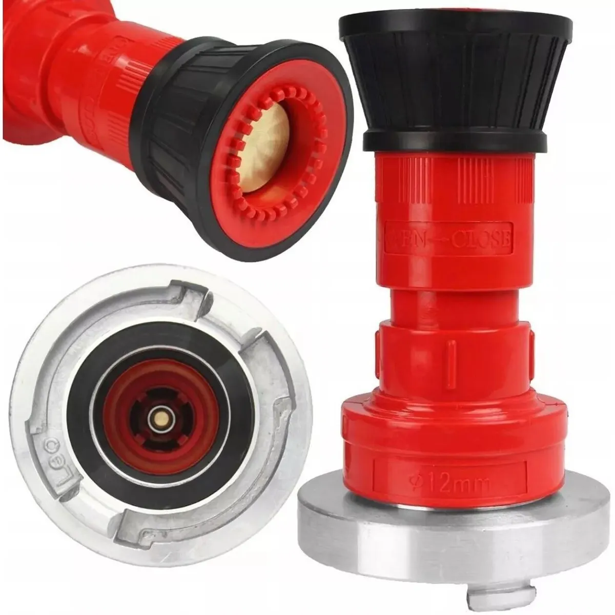 KUANGYE - Pitón Riego Incendio Chorro Regulable Para Union Storz 2 Pulgadas
