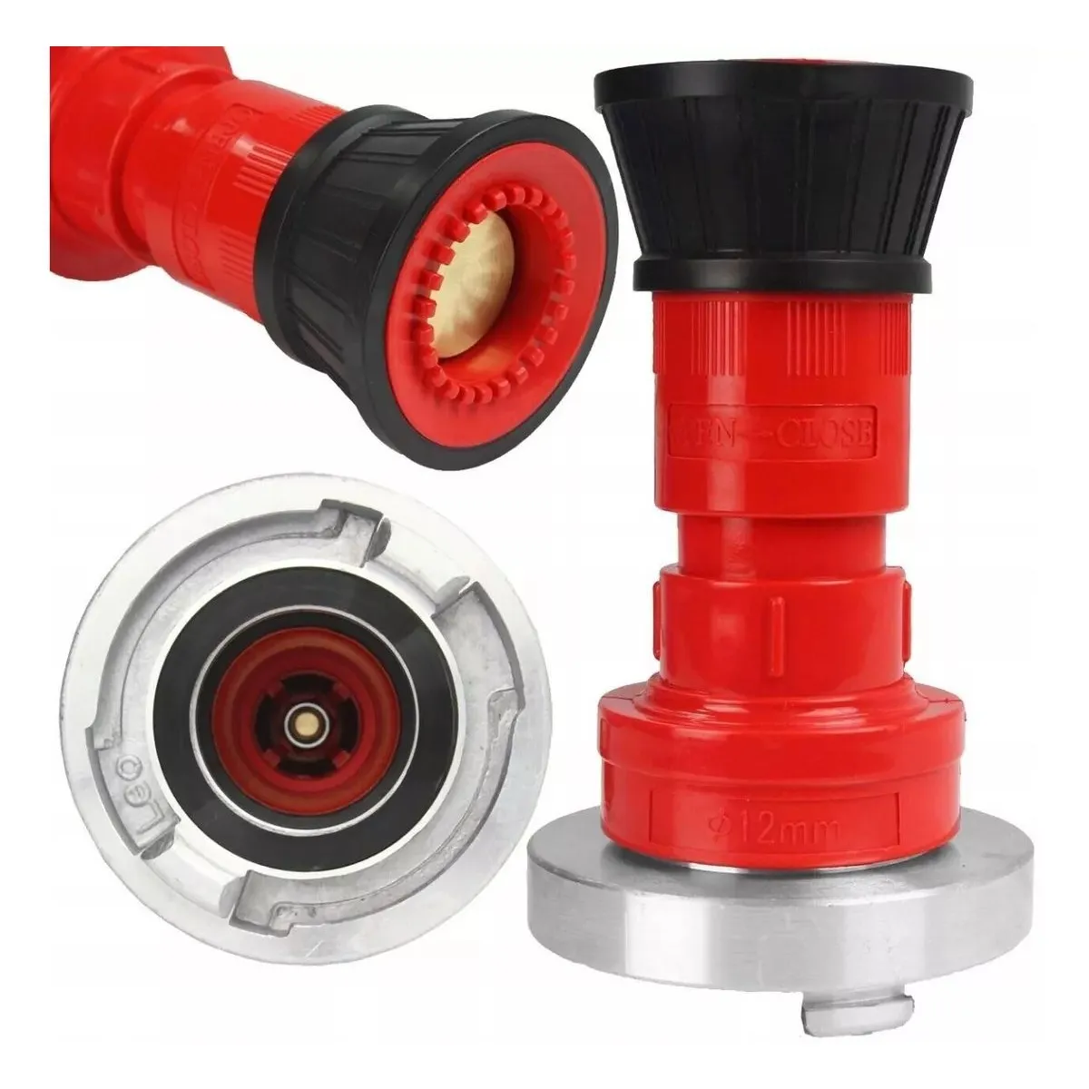 KUANGYE - Pitón Riego Incendio Chorro Regulable Para Union Storz 2 Pulgadas