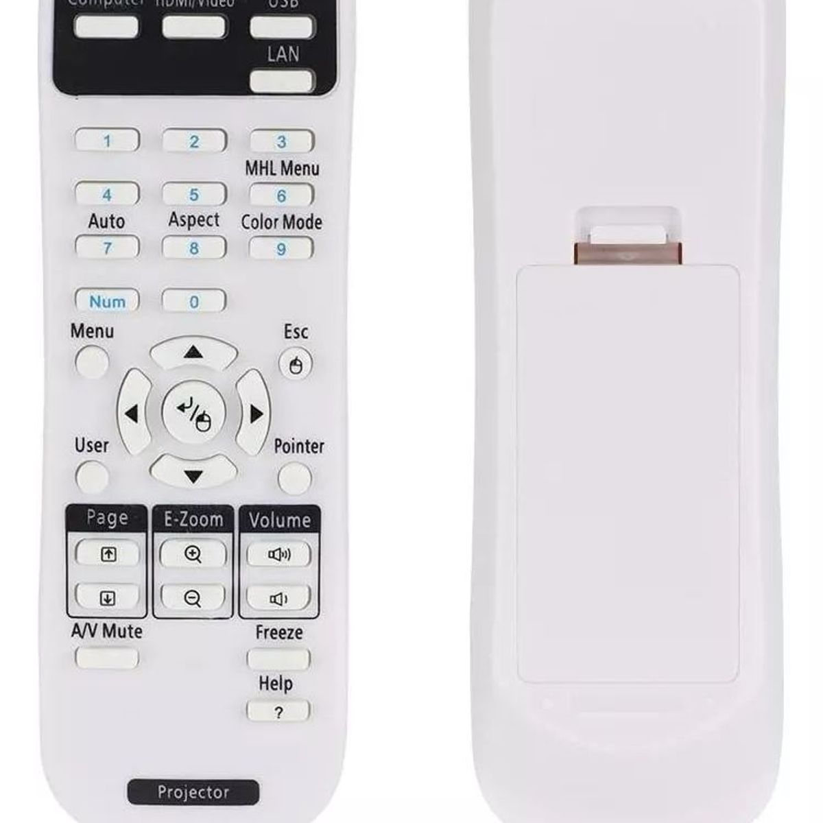 KUANGYE - Control Remoto Generico Compatible Data Proyector Epson