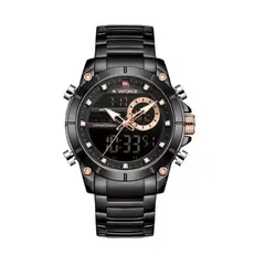 NAVIFORCE - Reloj Masculino Marca Modelo NF9163 Color Negro