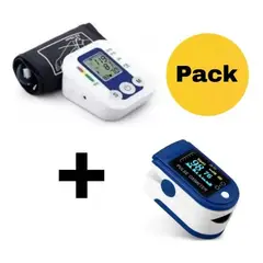 GENERICO - Pack Tensiómetro Toma Presión Oximetro Saturometro