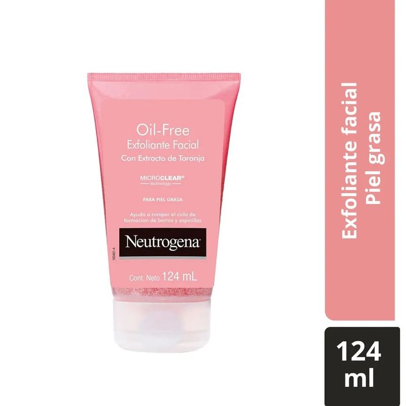 NEUTROGENA - Exfoliante Facial Neutrogena Pink Grapefruit x 124 ml