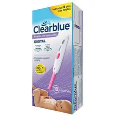 CLEARBLUE - Clear Blue Digital Test Ovulacion 10 Pruebas