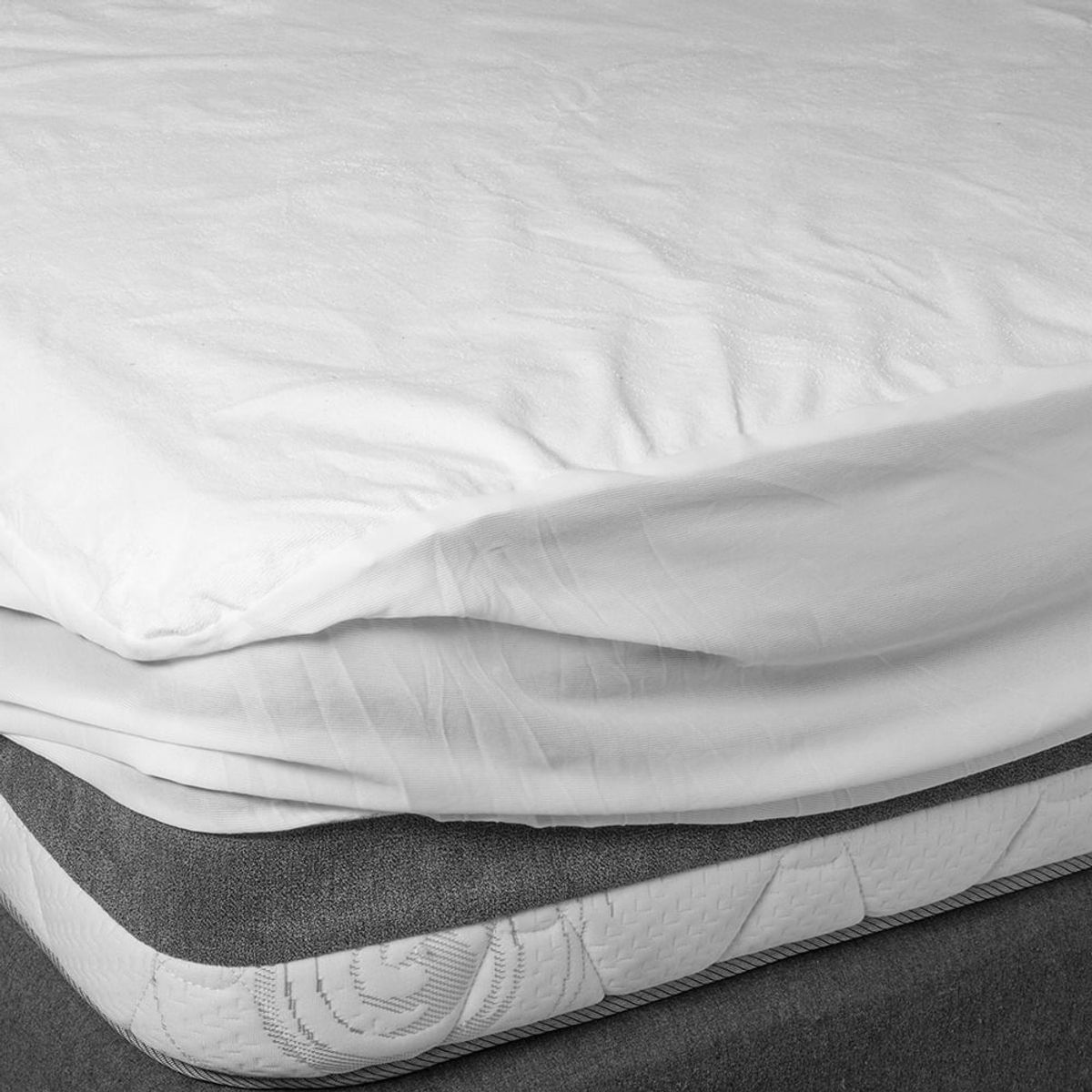 MASEL - Cubre Colchón Terry 2 Pl (Repelente Al Agua) con fuelle