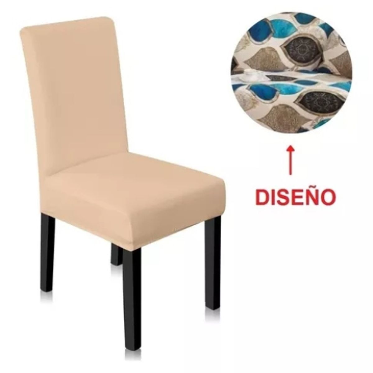 GENERICO - Funda De Silla Para Comedor Diseños / Abstracto 308