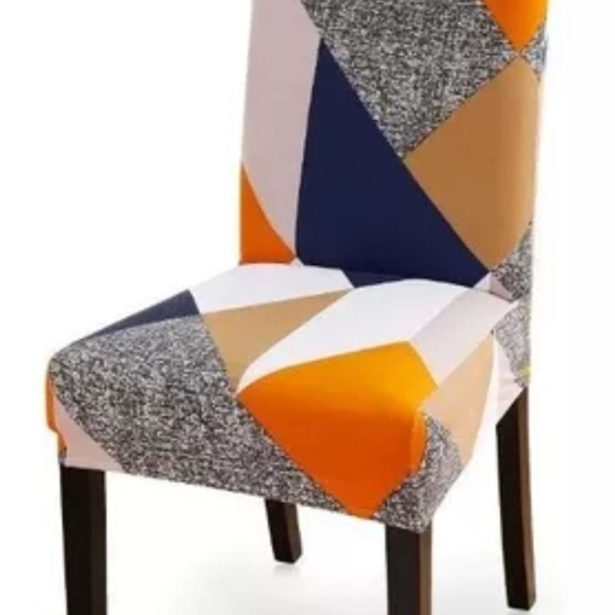 GENERICO - Funda De Silla Para Comedor Diseños / Naranja 280