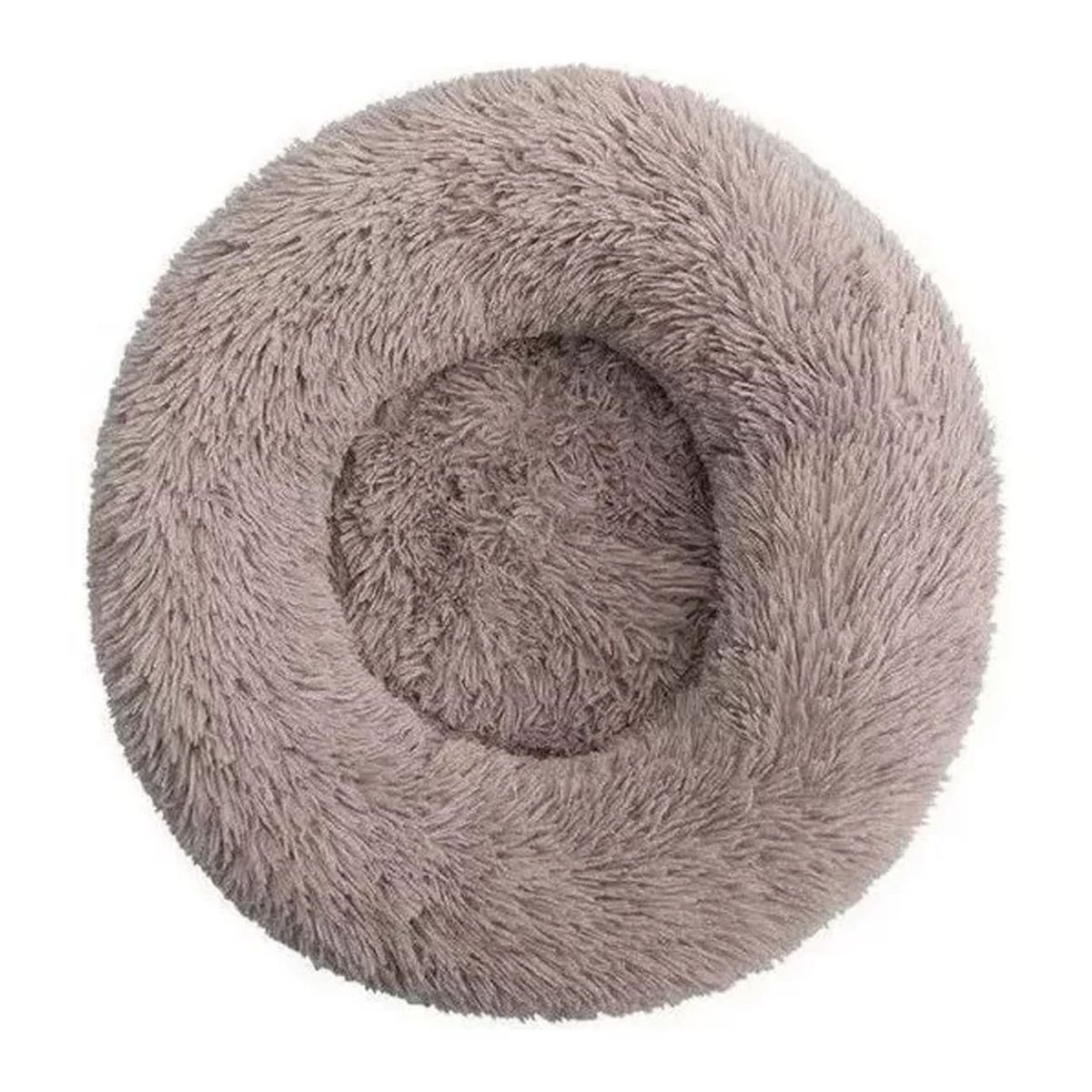 GENERICO - Cama Felpa Peludas De 50 Cm Para Mascotas Perros Marrón