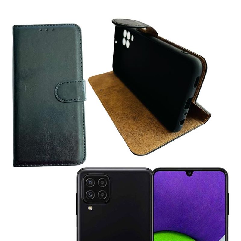 GENERICO - Carcasa Para Samsung A22 4g Flip Cover Agenda